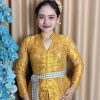 KEBAYA METALIK KRAH SHANGHAI - Kuning